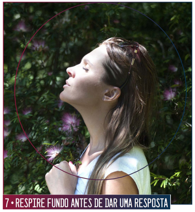 Respire fundo antes de dar uma resposta