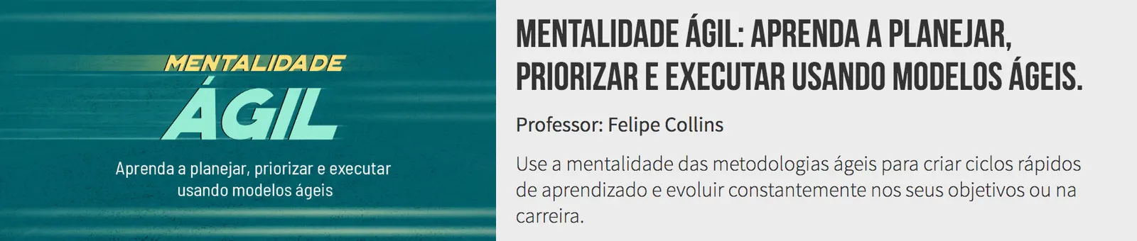 Curso Mentalidade Agil Curso Mentalidade Agil