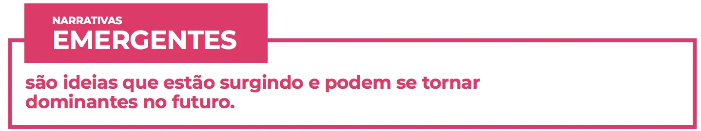 Narrativas Emergentes Narrativas Emergentes