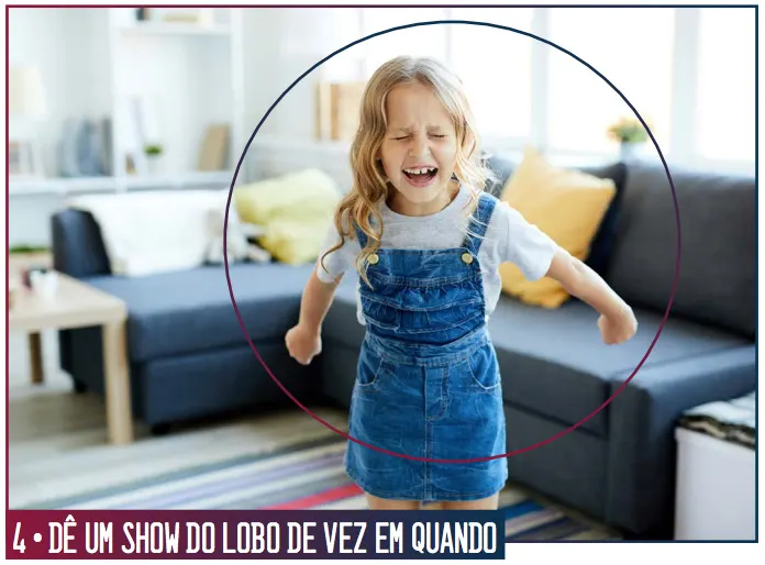Dê um show do lobo de vez em quando Dê um show do lobo de vez em quando
